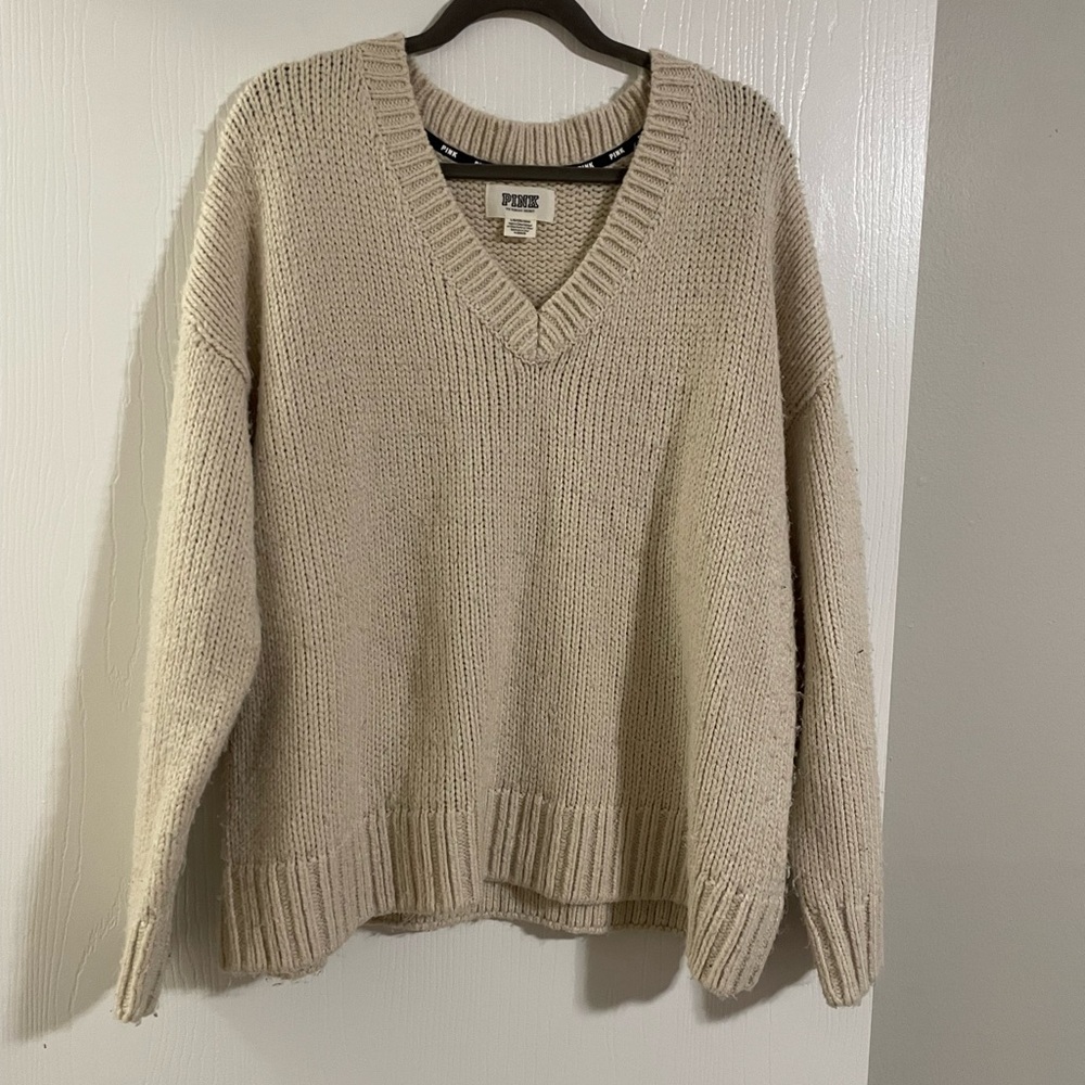 Chunky V Neck Sweater